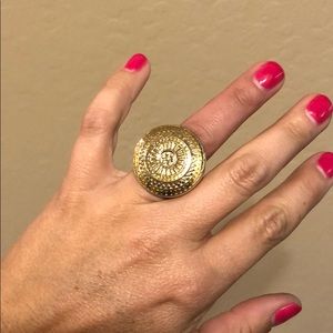 ANNA Beck Gold starburst ring
